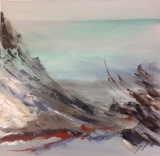 La force 80x80 Huile. Vendu - Paysages Canaries
