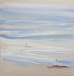 Evasion. 50X50. Toile lin - Paysages