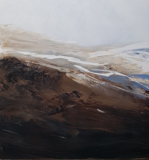 Vacillements 1. Acrylique. 80X80 - Paysages