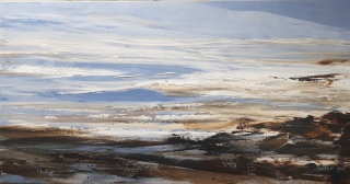 Emotions. 50X100. Acrylique - Paysages