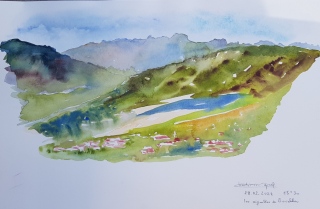Bavella Corse 8 - Aquarelles