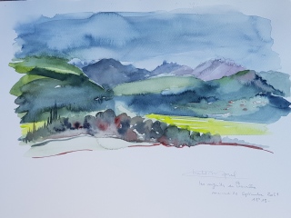 Bavella Corsde 5 - Aquarelles