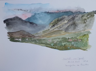 Bavella Corse 3 - Aquarelles