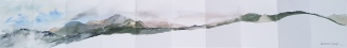 Leporello Bavella Corse - Aquarelles