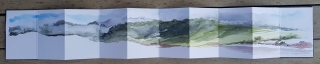 Leporello Bavella Corse - Aquarelles