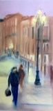 Arrivée à Venise 50x100 Huile - Paysages Italie