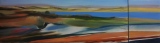 Lac de Trasimène Italie 40x80 + 40x30 Huile - Paysages Italie