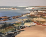 Côte californienne 65x 54 Huile. Vendu - Côte Californienne