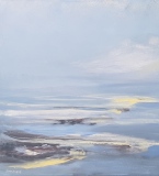 On se calme 80X80. Acrylique. Vendu - Série Water