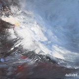 little storm. 30X30. Acrylique. Vendu - Série Water